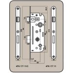 Tesla Zámek zadlabací stavební K6090/40 PL - BB – Sleviste.cz