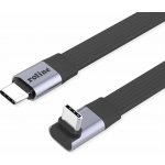 Roline 11.02.9097 USB4 80Gbps USB C(M) - USB C(M) lomený PD 240W plochý 0,8m černý – Hledejceny.cz