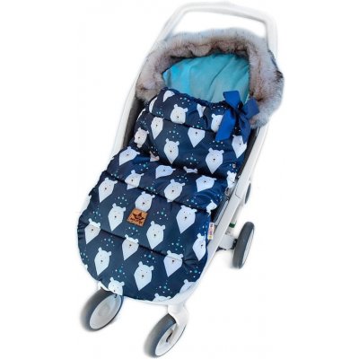 Baby Nellys maxi PREMIUM Winter friends granátový 110x50cm – Zboží Mobilmania