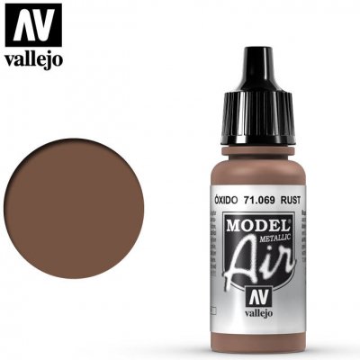 Vallejo Model Air: Rust 17ml airbrush barva na modely – Zboží Mobilmania