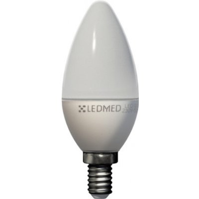 LEDMED žárovka LED 5W-40 E14 4000K 160° svíčka – Zboží Živě