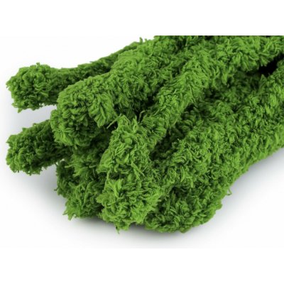 Jumbo mikroplyšové drátky na tvoření / výrobu zvířátek Ø20 mm délka 100 cm - zelená (5 ks) – Zboží Dáma