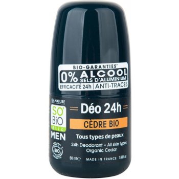 SO’BiO étic BIO Deodorant přírodní 24h MEN cedr 50 ml