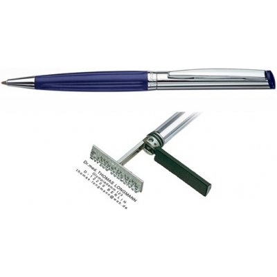Heri V6231 Diagonal Wave Blue kuličkové pero