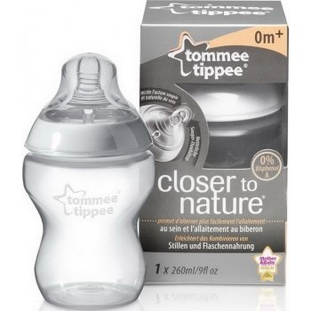 Tommee Tippee láhev C2N Transparentní 260ml