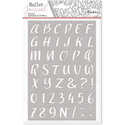 Šablona Aladine Bullet Journal Abeceda – Zbozi.Blesk.cz