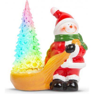 Family Vánoční RGB LED dekorace sněhulák 13 × 7 × 15 cm – Hledejceny.cz