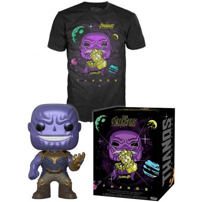 Funko Avengers Infinity War POP Box! POP a tričko Thanos exclusive černá – Zboží Mobilmania