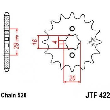 JT Sprockets JTF 422-13