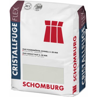 SCHOMBURG CRISTALLFUGE-FLEX 5 kg antracitová – Zboží Mobilmania