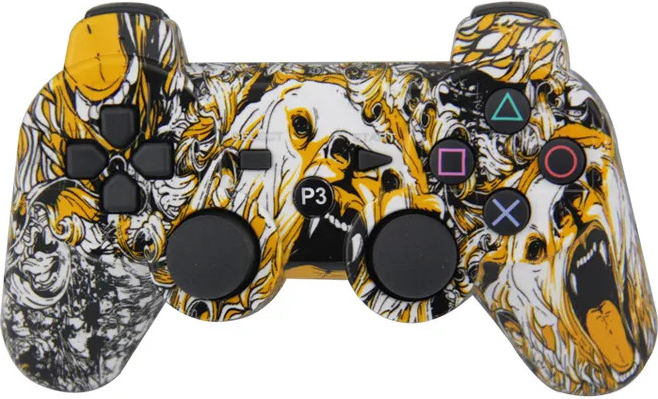 PSko PS3 bezdrátový ovladač Yellow Grizzly E10023