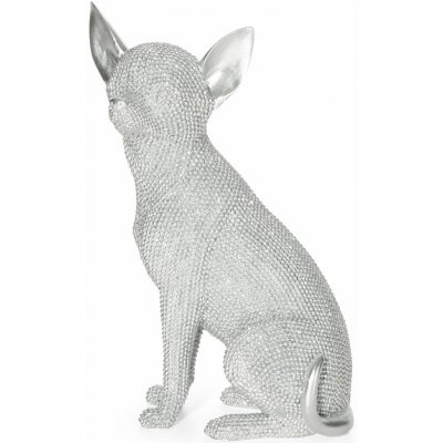 EUROFIRANY DEKORAČNÍ FIGURKA ELDO 16X11X26 CM STŘÍBRNÁ – Hledejceny.cz