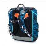 Topgal Lehká aktovka Street racing AIRA 26012 modrá – Sleviste.cz