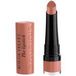 Bourjois Paris Rouge Velvet The Lipstick matná rtěnka 12 Brunette 2,4 g – Zboží Mobilmania