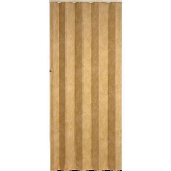 Petromila Koženkové shrnovací dveře světlá hnědá 83x200 cm plné