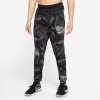 Pánské tepláky Nike Dri-FIT Men's Camo Tapered Fitness Pants Black/Grey