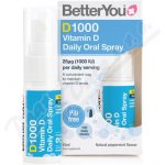 BetterYou Dlux Daily Vitamin D 1000 IU Oral Spray Natural Peppermint 15 ml – Hledejceny.cz