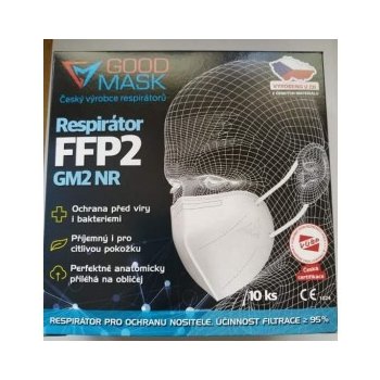 Good Mask respirátor FFP2 Bílý 10 ks