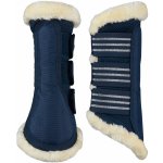 Horze Kamaše s kožešinou Lincoln Tmavě hnědá – Zboží Dáma