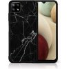 Pouzdro a kryt na mobilní telefon Samsung PROTEMIO 39426 MY ART Silikonový kryt Samsung Galaxy A22 5G BLACK MARBLE (142)