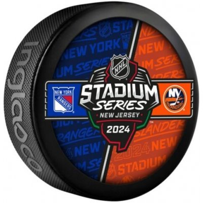 Inglasco / Sherwood Puk Stadium Series 2024 Dueling Style Collectible Hockey Puck -Rangers vs Island – Zboží Mobilmania