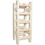 Biedrax Dřevěný stojan na víno pro 10 láhví SV10x – Zboží Mobilmania