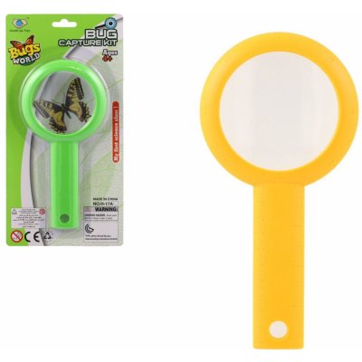 Teddies Lupa plast sklo 20cm 2 barvy – Zboží Mobilmania
