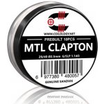 Coilology Předmotané spirálky Sandvik MTL Clapton Ni80 10ks 1,14ohm – Sleviste.cz