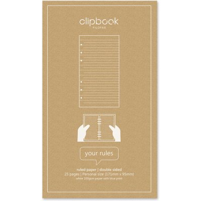 Filofax Clipbook Linkované papíry náplň A6 – Zboží Živě