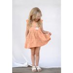 Sun City dívčí bavlněné letní šaty Ledové království Frozen Elsa oranžové – Sleviste.cz