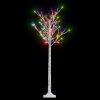 Vánoční stromek vidaXL Vánoční stromek 140 LED 1,5 m barevné světlo vrba dovnitř i ven