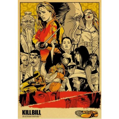 Plakát ke kultovnímu filmu Kill Bill – Hledejceny.cz