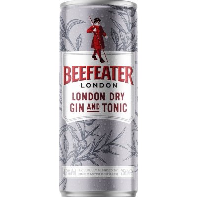Beefeater Gin And Tonic 4,9 % 0,25 l (plech)