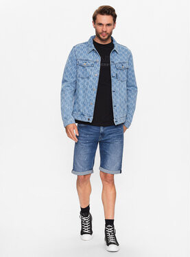 Karl Lagerfeld jeansová bunda 505802 532856 modrá