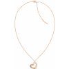 Náhrdelník Calvin Klein Slušivý bronzový náhrdelník se srdíčkem 35000386