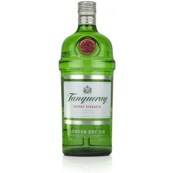 Tanqueray Export Strength London Dry Gin 43,1% 1 l (holá láhev)