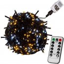 Voltronic 67296 Vánoční závěs 12 hvězd 150 LED teple studeně bílý
