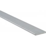 FK Technics AL profil FKU87 pro LED, plochý, surový, 10 x 2 mm x 2 m – Zboží Mobilmania