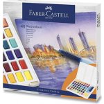 Faber Castell vodové barvy s paletou 48 ks – Zboží Dáma