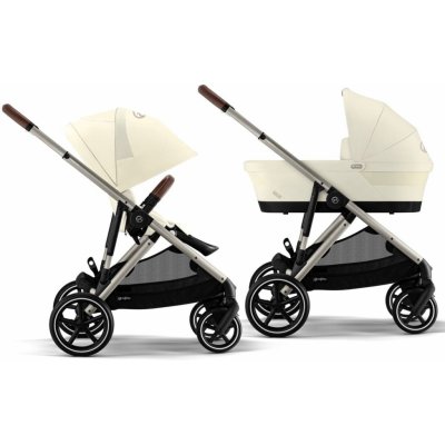 Cybex Gazelle S Taupe Frame + Cot 2023 Seashell Beige – Hledejceny.cz