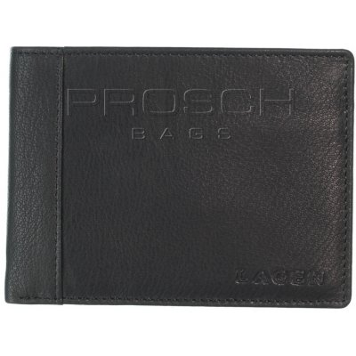 Lagen Pánská kožená peněženka 7176 E černá – Zboží Mobilmania