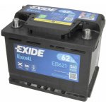 Exide Excell 12V 62Ah 540A EB621 – Zboží Mobilmania