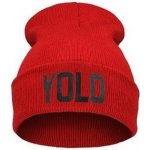 Blingstar beanie Yolo s nápisem 602 red – Hledejceny.cz