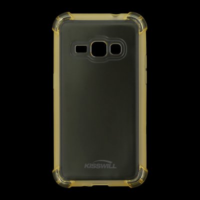 Pouzdro Kisswill Shock Samsung J120 Galaxy J1 2016 zlaté – Zboží Mobilmania