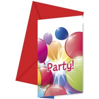 Pozvánky Létající balónky – Zboží Dáma