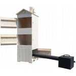TopKing Zahradní dřevěná udírna 165 cm 12381 – HobbyKompas.cz