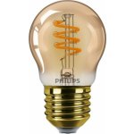 Philips LED filament žárovka E27 P45 3W 25W 250lm 2200K stmívatelná, jantarová – Hledejceny.cz