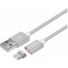 vodič TB Touch kabel Micro USB USB C- USB stříbrný, 1m AKTBXKUCMAG001S