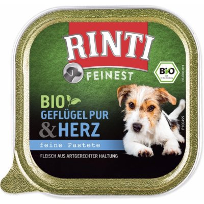 Rinti Feinest Bio Pur Adult Dog drůbeží srdíčka 150 g – Zboží Mobilmania