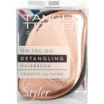 Tangle Teezer Compact Black Rose Gold kartáč na vlasy – Zboží Dáma